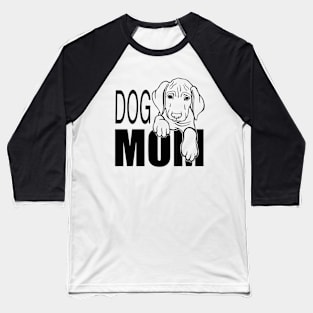 Dog Mom Baseball T-Shirt